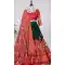 Bottle Green Color Dola Silk Patola Print Work Function Wear Lehenga Choli -5078159665