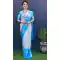 Sky Blue Color Silk Jacquard Work Latest Designer Traditional Casual Wear Saree -5085159756
