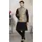 Black Color Art Silk Printed Work Men's Kurta Pajama With Jacket -5081159690