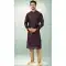 Purple Color Art Silk Printed Work Traditional Wear Men's Kurta Pajama -508219701