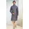 Blue Color Jacquard Butti Work Function Wear Designer Men's Kurta Pajama -5091159790