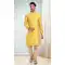 Yellow Color Jacquard Butti Work Function Wear Designer Men's Kurta Pajama -5091159793