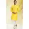 Yellow Color Silk Embroidery Work Function Wear Men's Kurta Pajama -5093159807