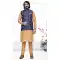 Art Silk Gold Color Self Work Function Wear Men's Kurta Pajama With Jacket -5109159886