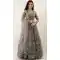 Grey Color Net Embroidery Work Party Wear Designer Lehenga Choli -5112159910