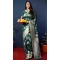 Green Color Banarasi Silk Jacquard Work Traditional Wear Saree -5116159946