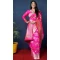 Rani Pink Color Banarasi Silk Jacquard Work Traditional Wear Saree -5116159947