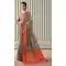 Grey Color Pure Linen Weaving Work Party Wear Plus Size Saree Blouse -5072159625