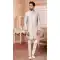 Grey Color Jacquard Semi-Silk Brocade Resham Work Wedding Wear Men's Semi Indo Western -5120160009
