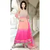 Contemporary Peach Puff & Pink Salwar Kameez