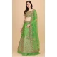 Light Green Color Satin Silk Embroidery Work Party Wear Lehenga Choli -5195160477