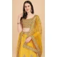 Yellow Color Satin Silk Embroidery Work Party Wear Lehenga Choli -5195160479