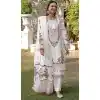 Contemporary White Color Georgette Embroidery Pakistani Style Eid Party Wear Suit -5256160769