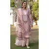 Tantalizing Pink Color Georgette Embroidery Pakistani Style Eid Party Wear Suit -5256160770