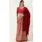 Dark Red Color Cotton Printed Traditional Party Wear Women Lehenega Choli -5271160869