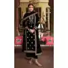Enigmatic Black Color Velvet Embroidery Work Party Wear Women Salwar Kameez -5276160930