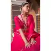 Rani Pink Color Georgette Lucknowi Sequence Work Designer Lehenga Choli -5295161049