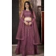 Purple Color Net Embroidered Work Traditional Party Wear Plus Size Lehenga Choli -5309161164