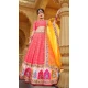 Pink Color Vaishali Silk Real Mirror Work Designer Plus Size Lehenga Choli -5338161466
