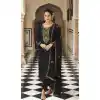 Black Color Faux Georgette Mirror And Sequins Work Partyl Wear Salwar Kameez -5375161709