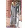 Grey Color Faux Georgette Embroidery Pakistani Style Salwar Kameez -5376161715