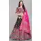 Black Color Banarasi Silk Jacquard Work Traditional Wear Lehenga Choli -5407161902