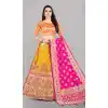 Mustard Color Banarasi Silk Jacquard Work Traditional Wear Lehenga Choli -5407161905