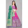 Pink Color Banarasi Silk Jacquard Work Traditional Wear Lehenga Choli -5407161907