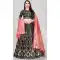 Black Color Banarasi Silk Jacquard Work Traditional Wear Lehenga Choli -5419161972