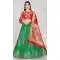 Banarasi Silk Jacquard Work Green Color Traditional Part Wear Lehenga Choli -5482162405