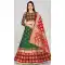 Green Color Banarasi Silk Jacquard Work Party Wear Women Lehenga Choli -5483162408