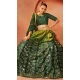 Green Color Velvet Embroidery Designer Sangeet Wear Lehenga Choli -5511162565