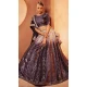 Purple Color Velvet Embroidery Designer Sangeet Wear Lehenga Choli -5511162566