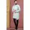 Sky Blue Color Jacquard Self Work Wedding Wear Designer Men's Indo-Western -5503162510