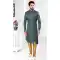 Teal Color Jacquard Self Work Wedding Wear Designer Men's Indo-Western -5503162513