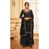 Festival Wear Black Color Fox Georgette Stone And Zari Work Palazzo Salwar Suit -5532162829