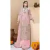 Festival Wear Pink Color Fox Georgette Embroidered Work Pakistani Palazzo Suit -5533162832