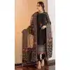 Black Color Fox Georgette Embroidery Work Pakistani Style Salwar Kameez -5536162844