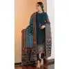 Rama Color Fox Georgette Embroidery Work Pakistani Style Salwar Kameez -5536162845
