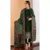 Green Color Fox Georgette Embroidery Work Pakistani Style Salwar Kameez -5536162847