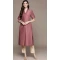 Old Rose Color Chinon Plain Casual Wear Readymade Kurta -5542162891
