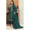 Rama Color Fox Georgette Resham And Zari Work Pakistani Style Salwar Kameez -5545162922