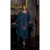 Rama Color Velvet Embroidery And Zari Work Festival Wear Salwar Kameez -5546162924