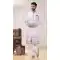 White Color Silk Resham And Zari Work Readymade Men's Sherwani -5700164020