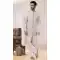 White Color Silk Mirror And Sequins Work Readymade Men's Sherwani -5700164021