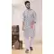 White Color Soft Cotton Digital Print Work Readymade Men's Kurta Pajama -5700164036