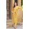 Mustard Yellow Color Pure Maslin Digital Print Work Casual Wear Designer Kurti -5723164160