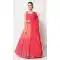 Chinon Silk Pink Color Embroidery Work Designer Women Lehenga Choli - 5759164429