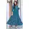 Teal Color Pure Rayon Foil Print Work Party Wear Readymade Kurti -5789164620