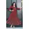 Maroon Color Pure Rayon Foil Print Work Party Wear Readymade Kurti -5789164621